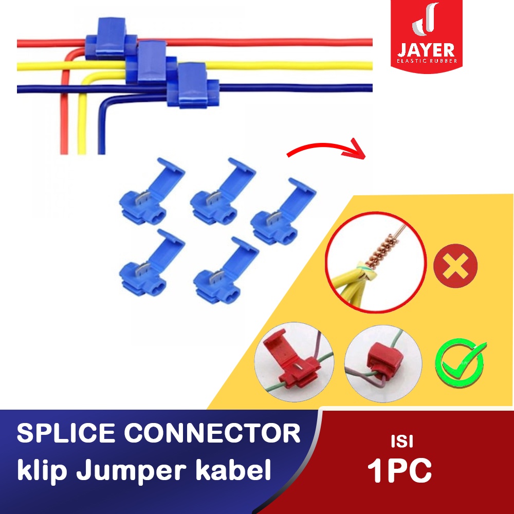 Spliter Connector Jumper Kabel klip sambung kabel Scotch Lock Quick cable