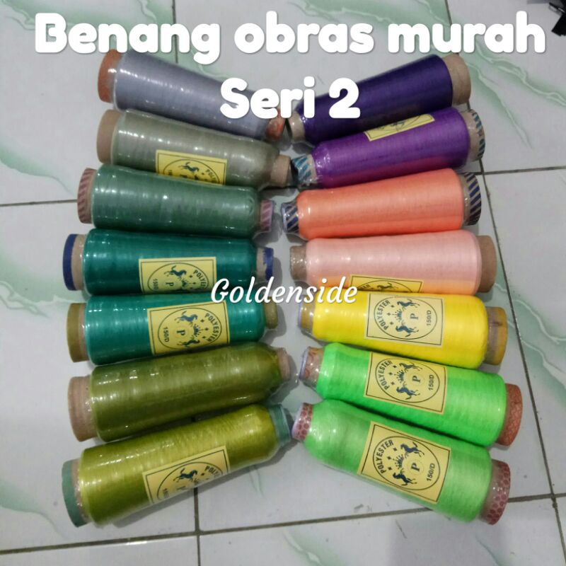 Benang obras polyester seri 2