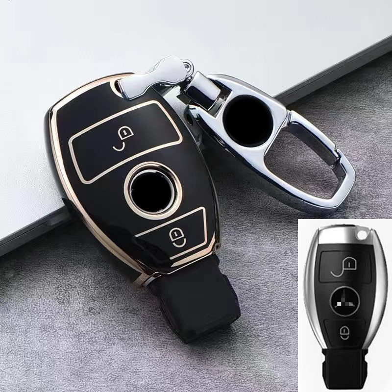 Rumah / Casing Kunci remote Mobil Pengganti Untuk Mercedes-Benz 3B W203 W210 W211