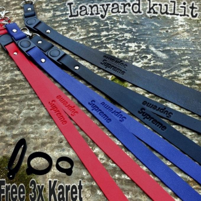 

/////] Tali Lanyard Supreme Free 3x karet / tali lanyard multifungsi