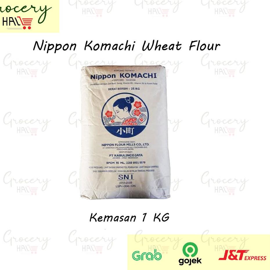 

✨10.10✨ COD TEPUNG KOMACHI 1 KG ( NIPPON KOMACHI PREMIUM BREAD FLOUR ) - TEPUNG PROTEIN TINGGI !