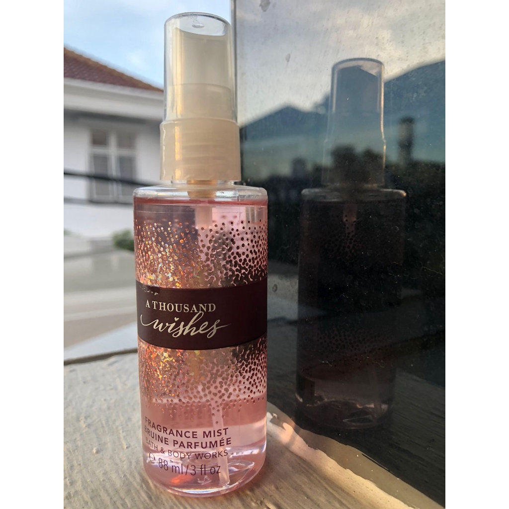 BBW Bath and Body Works A Thousand Wishes Body Mist Travel Size 88 ml ORIGINAL