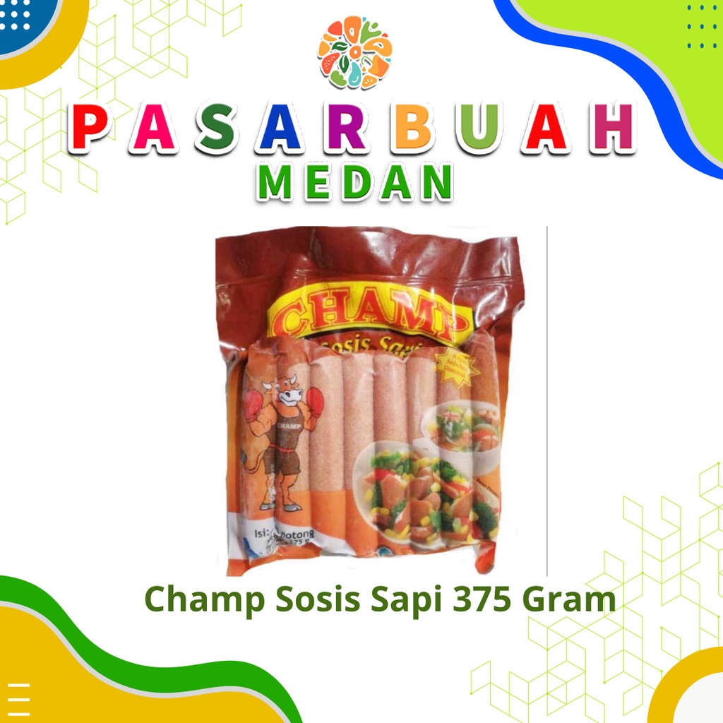 

Distributor Champ Sosis Sapi 375 Gram Pasar Buah Medan