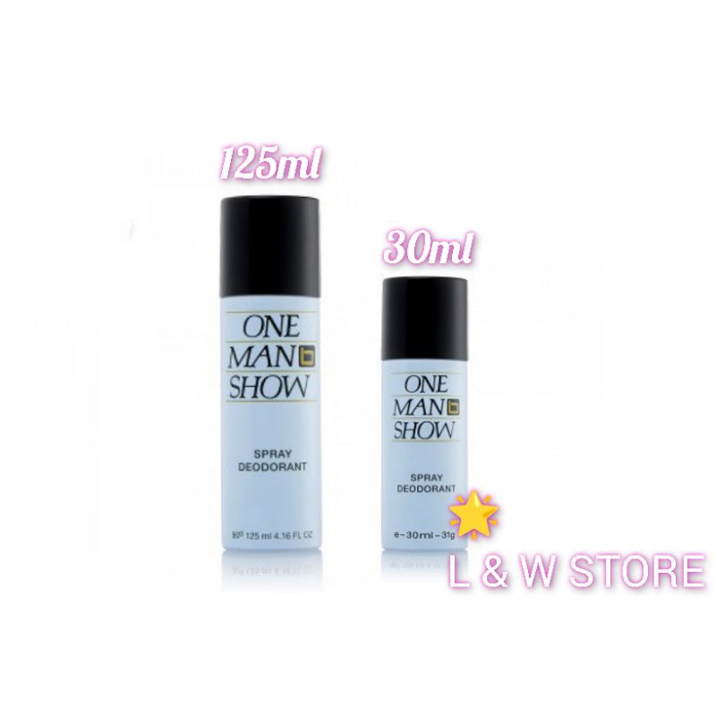 One Man Show Spray Deodorant 30ml Dan 125ml