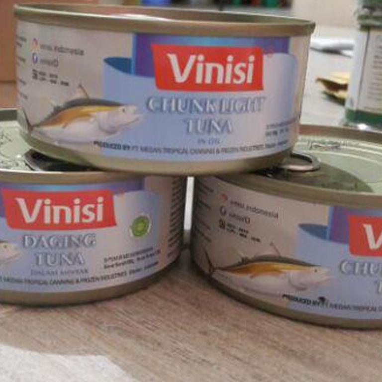 

KODEN3z3Y--VINISI CHUNK LIGHT TUNA 160 GRAM - IKAN TUNA KALENG SEHAT TANPA MSG