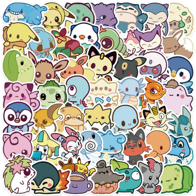 

Stiker Pokemon Pack Style 260315- Stiker Aesthetic Keren Imut Laptop, Aksesoris Hp, Anti Air, Motif, Helm, Tumbler, Koper, Kulkas