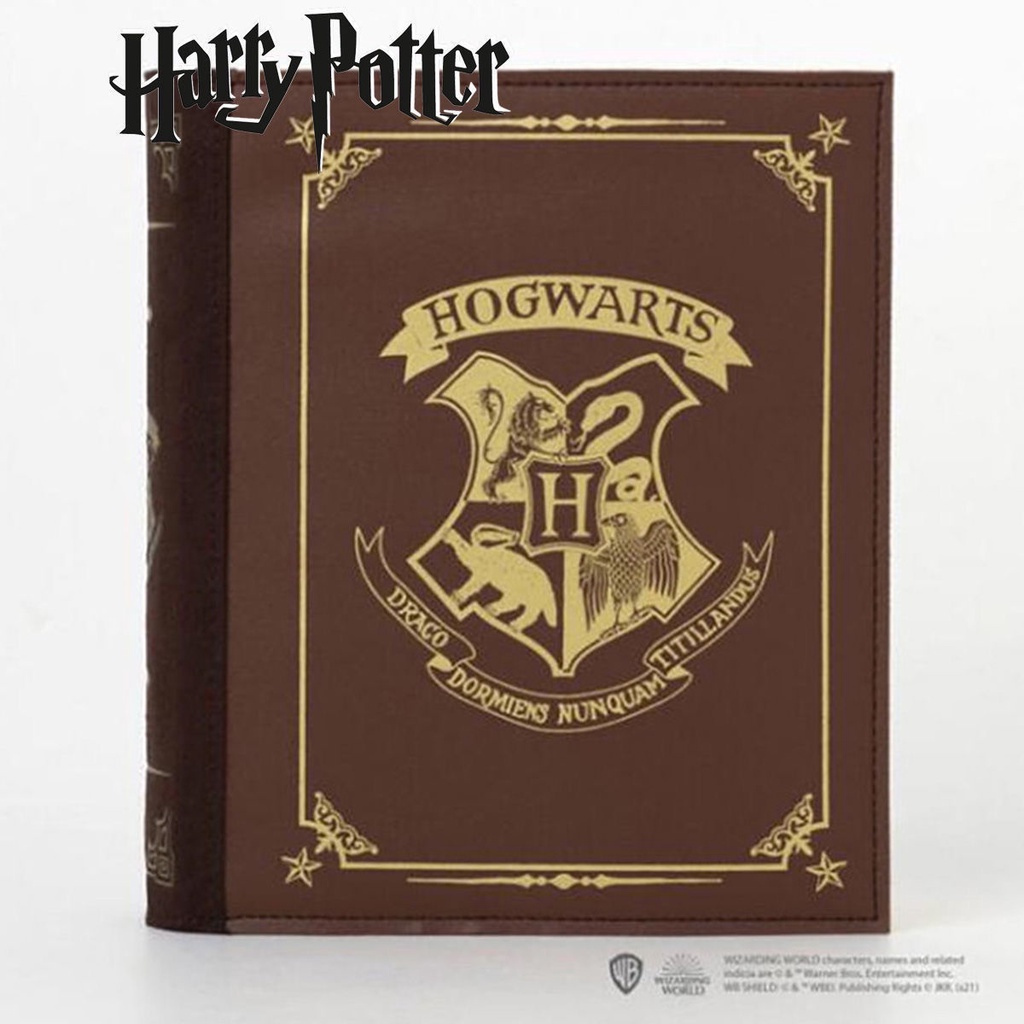 ✺Sera Sera Harry Potter Periferal Lucu Tempat Pensil Tas Kosmetik Hogwarts College Tas Penyimpanan Gaya Inggris Kecil Tas Penyimpanan