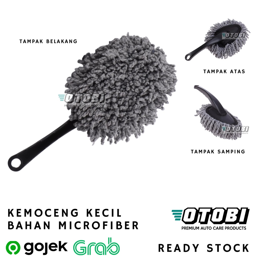 Kemoceng Kecil Microfiber - Halus &amp; Lembut Car Duster Untuk Debu Tipis