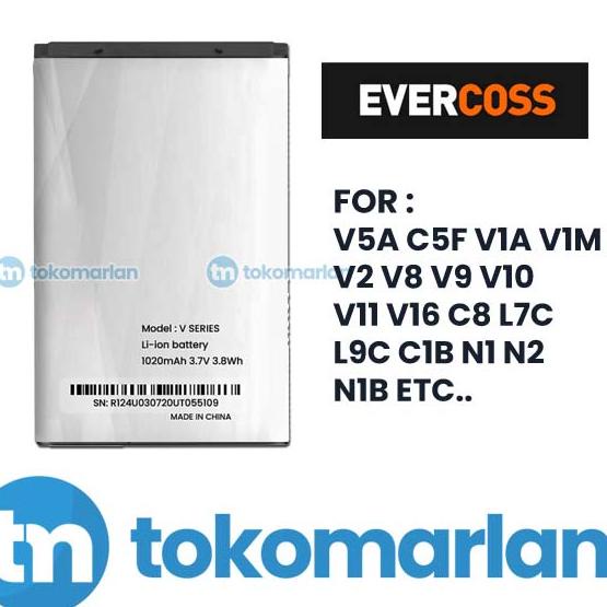 Baterai Evercoss Cross V2 V16 C8 V1M V8 V9 V10 V11 Double Power ▪ MAD.18Oc22ᴱ