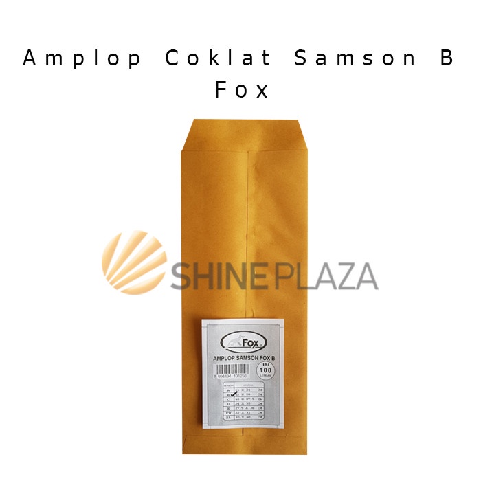 

Amplop Coklat Samson B Fox Super Kabinet