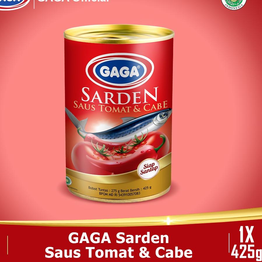 

Buruan Serbu--GAGA Sarden Saus Tomat & Cabe 425g 1 PCS (GG102)
