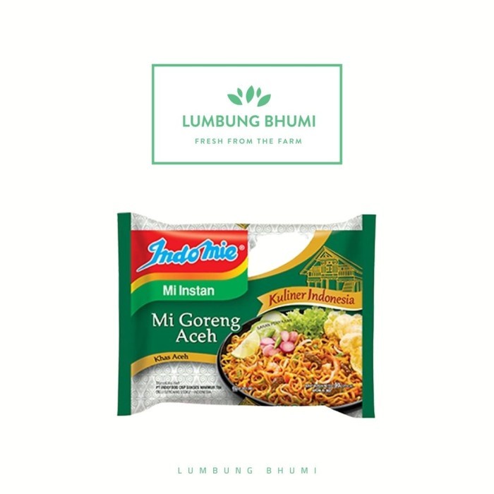 

PROMO Lumbung Bhumi - Indomie Mi / Mie Goreng Aceh 1 Pcs ( Bahan Pokok )