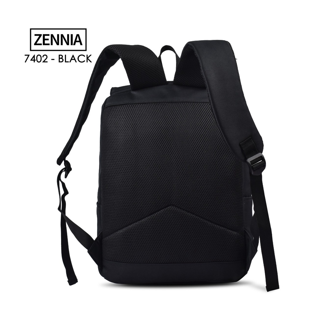 Tas Sekolah Zennia 7402 Tas Ransel Kuliah Wanita Tas Fashion Travelling Tas Perempuan