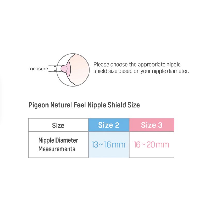 PIGEON Natural Fit Silicone Nipple Shield isi 2 pcs / Pelindung Puting Pigeon Nipple Shield