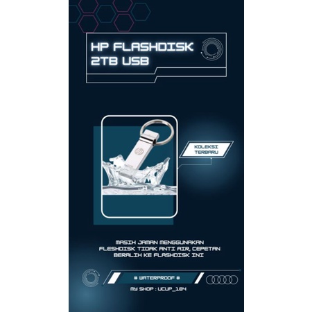 MINI Flashdisk HP USB 2TB Flash Drive Bahan Metal Anti Air Kecepatan Tinggi
