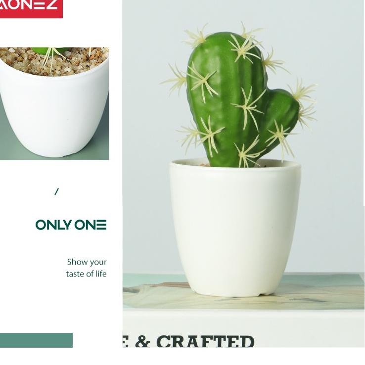 Klaim promo--【AONEZ Outlets】bunga bunga tanaman artifisial bonsai bunga Pot plastik Tanamanbunga ang