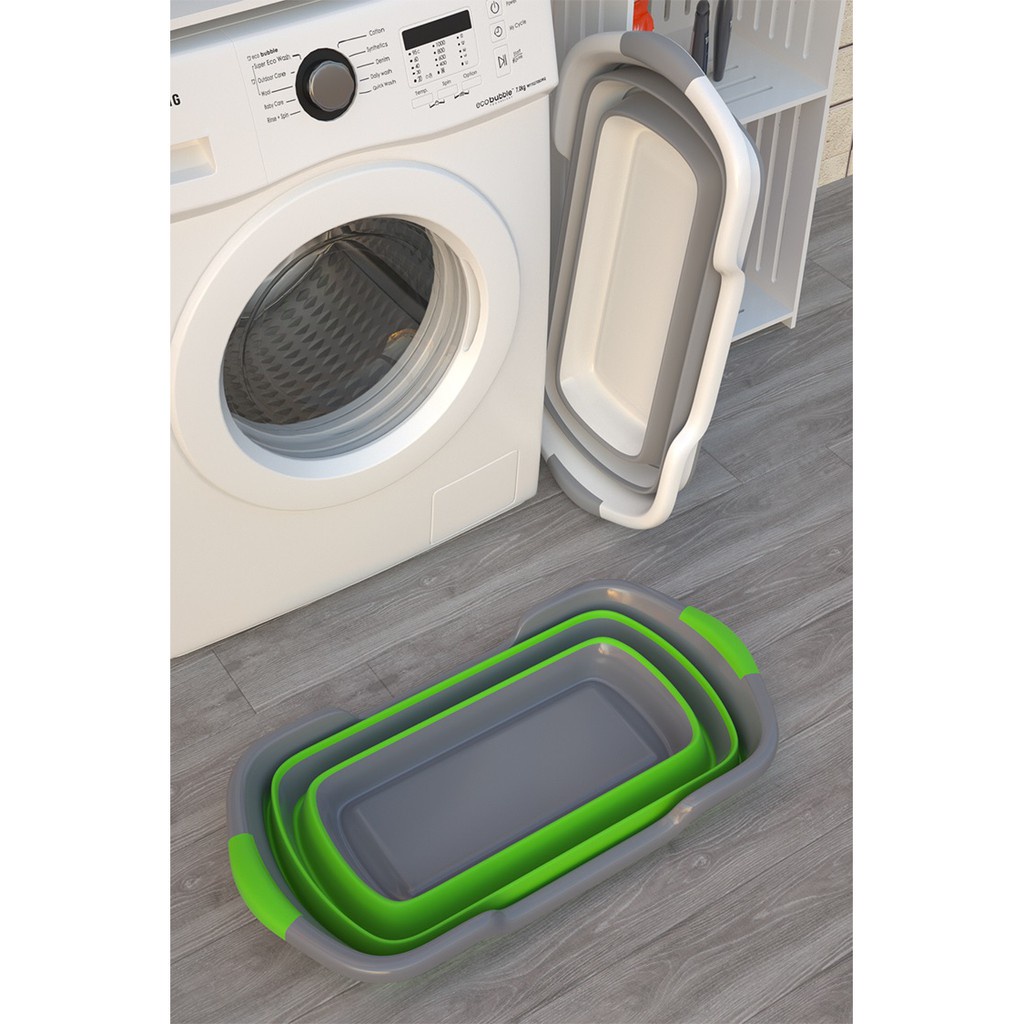 AKN88 - Portable Foldable Silicone Non-Slip Bath Tub for Baby Shower and Pets