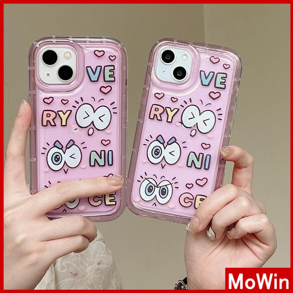 For iPhone 14 Pro Max iPhone Case TPU Clear Case Soft Case Airbag Shockproof Pink Cartoon Cute Compatible For iPhone 13 Pro Max 12 Pro Max 11 Pro Max 7plus XR xs max 8plus 6sPlus