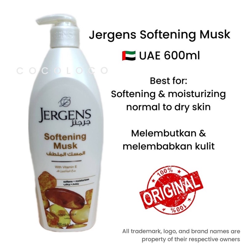Jergens Body Lotion 650 ml Aussie Original
