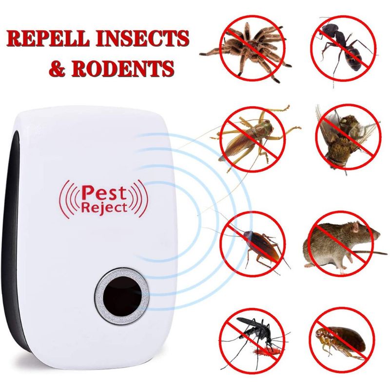 Riddex Pest Repeller Merah Aid Plus Control /Alat Pengusir Tikus Serangga Elektrik