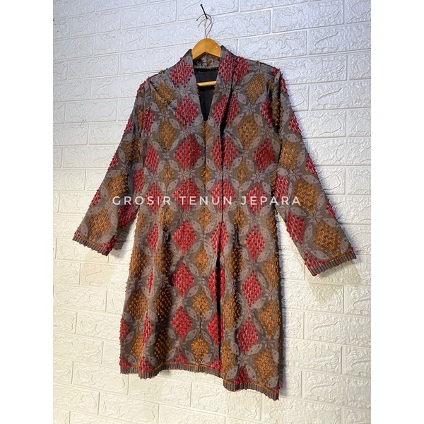 KARTINI KEBAYA IN TAUPE (TENUN BULU VISCOSE PREMIUM)
