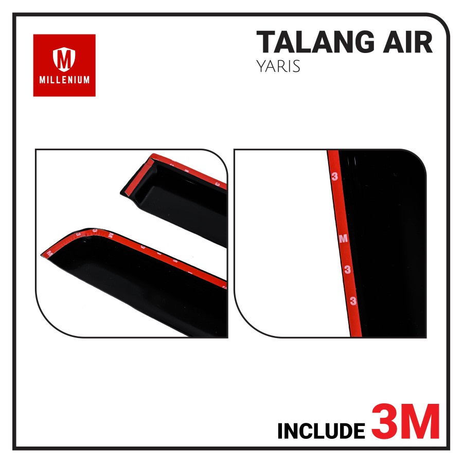 TALANG AIR PINTU MOBIL TOYOTA YARIS LAMA 2004 - 2012 MODEL SLIM