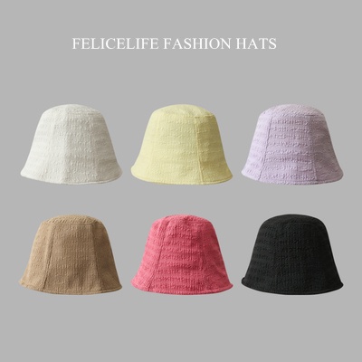 Bucket Hat for Women Sunshade Small Face Basin  Fisherman Hats