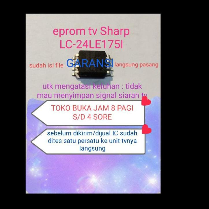 10.10 BIG SALE FASION ic eprom memory tv LED Sharp lc24le175i lc-24le175i  LC-24LE1751 C-24LE175I tt