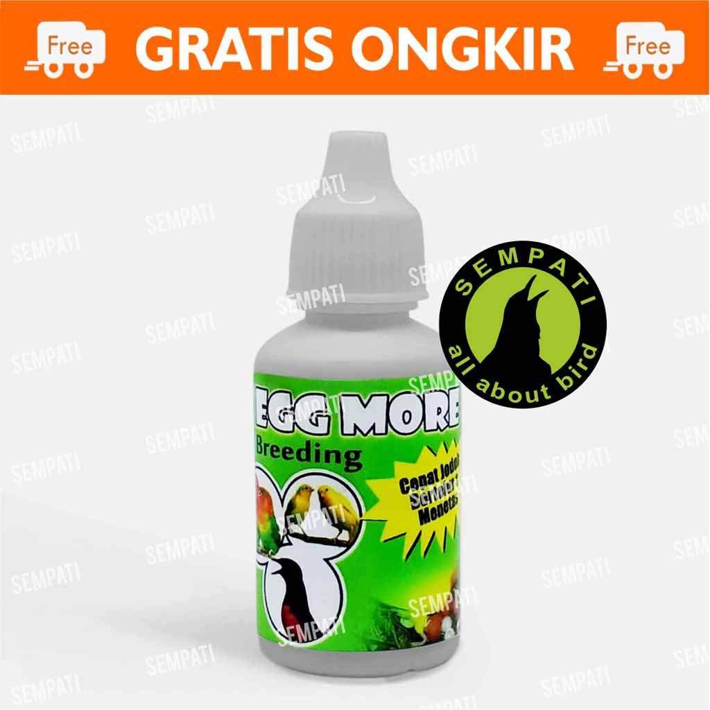 Vitamin Ternak Burung Obat Macet Breeding Egg More Perangsang Birahi Meningkatkan Daya Tetas Telur Burung Lovebird Kenari Parkit Murai Batu Kacer Pleci