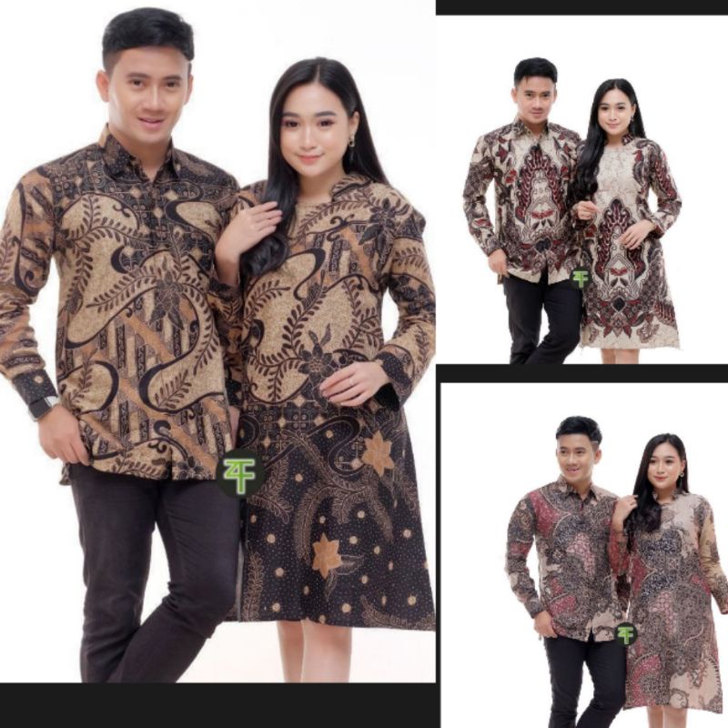 Jual Batik Couple Tunik Batik Couple Dres Batik Couple Batik Seragam Shopee Indonesia 3351