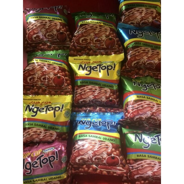 Jual Snack Cup Cup Ngetop Udang (satu pak isi 20 pcs) Shopee Indonesia