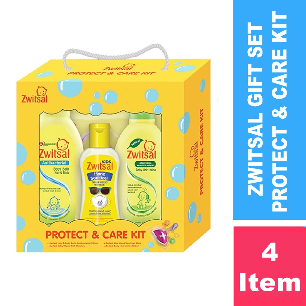 Zwitsal Baby Protect&amp; Care Kit - Hampers Bayi - Zwitsal Gift Set Baby