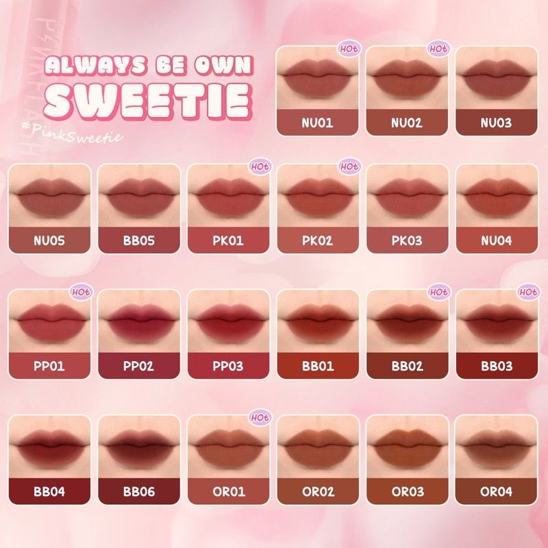 NEW ! PINKFLASH MATTE LIPSTICK FUZZY-SOFT