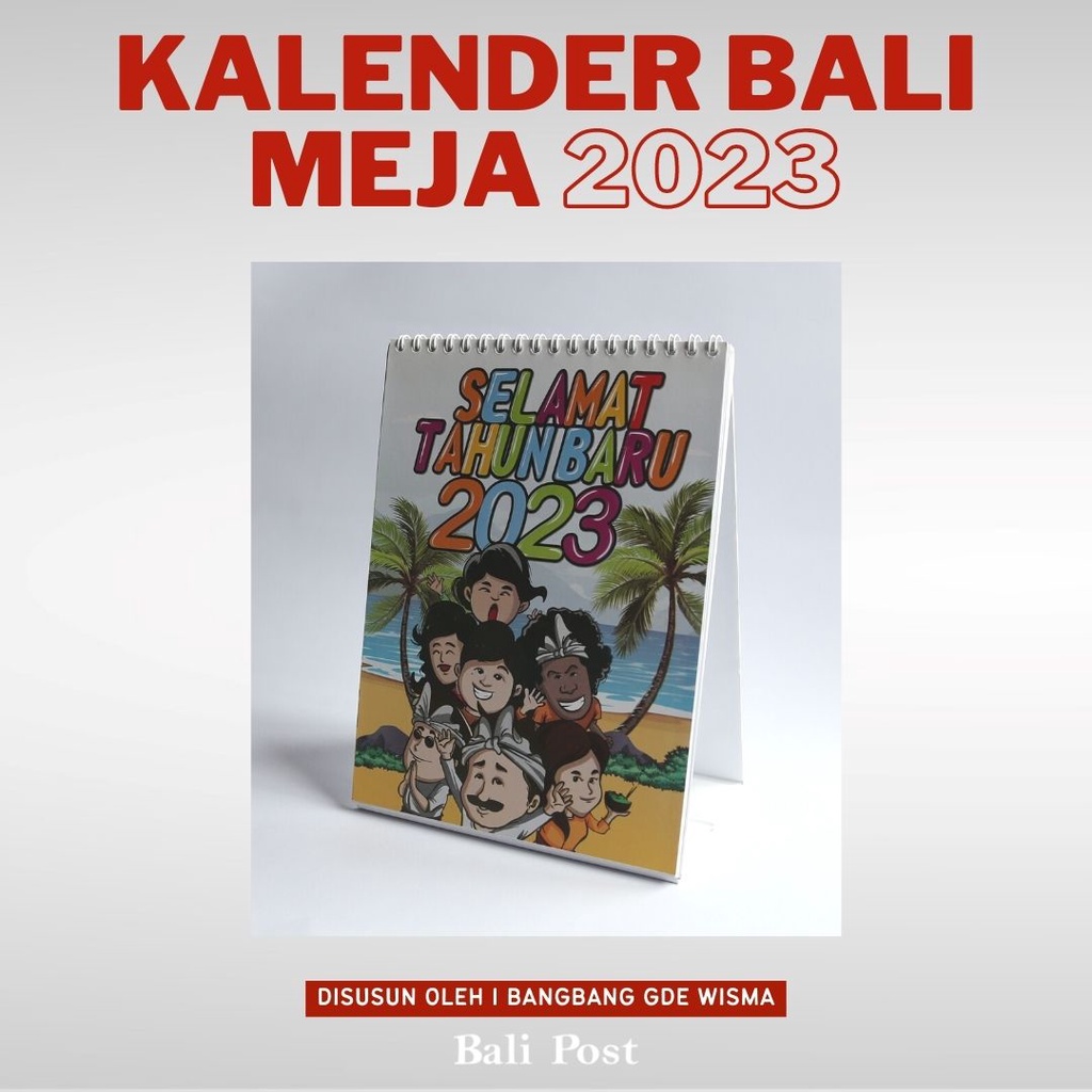 Kalender Bali 2023 Meja - I Bangbang Gde Wisma - Kalender Meja Bali