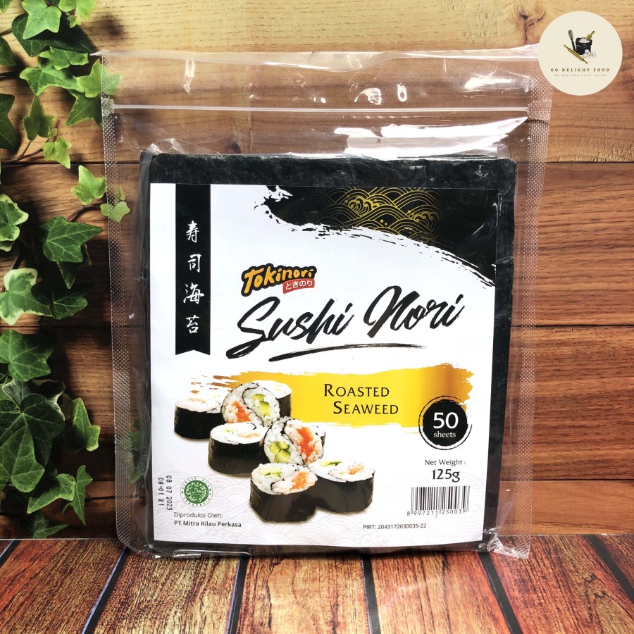 

Tokinori - Yaki Sushi Nori / Rumput Laut Sushi ( 50 Lembar )