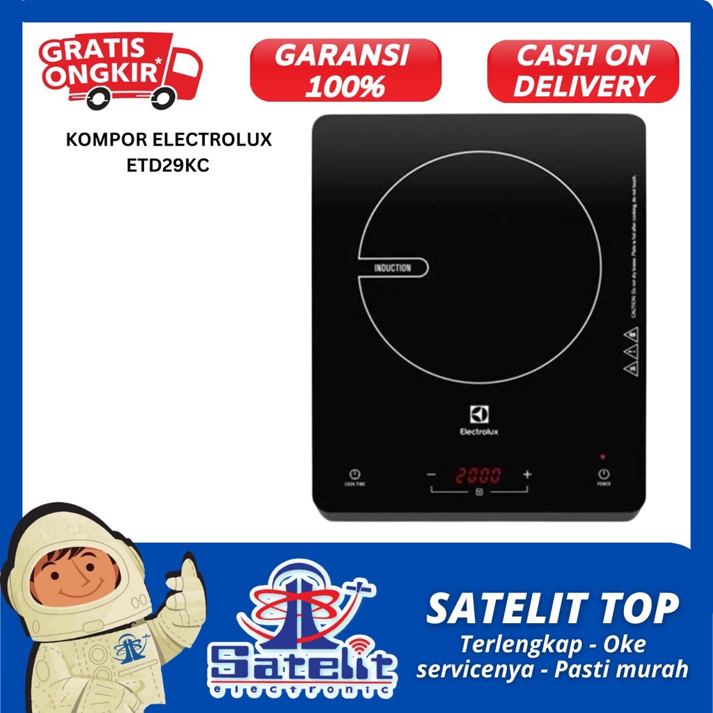 KOMPOR GAS / KOMPOR TANAM / KOMPOR PORTABLE ELECTROLUX ETD29KC / PROMO