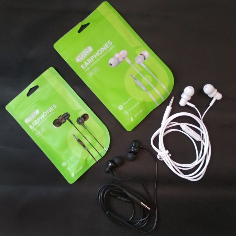 ROBOT RE20 oblique in-ear deep bass ultra light wired earphone