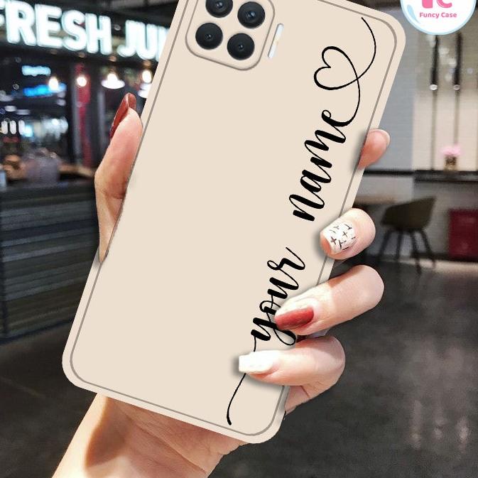 Terbaik [ FMN -CUSTOM NAMA] Softcase Macaron Custom Nama for Oppo Vivo | Case custom nama
