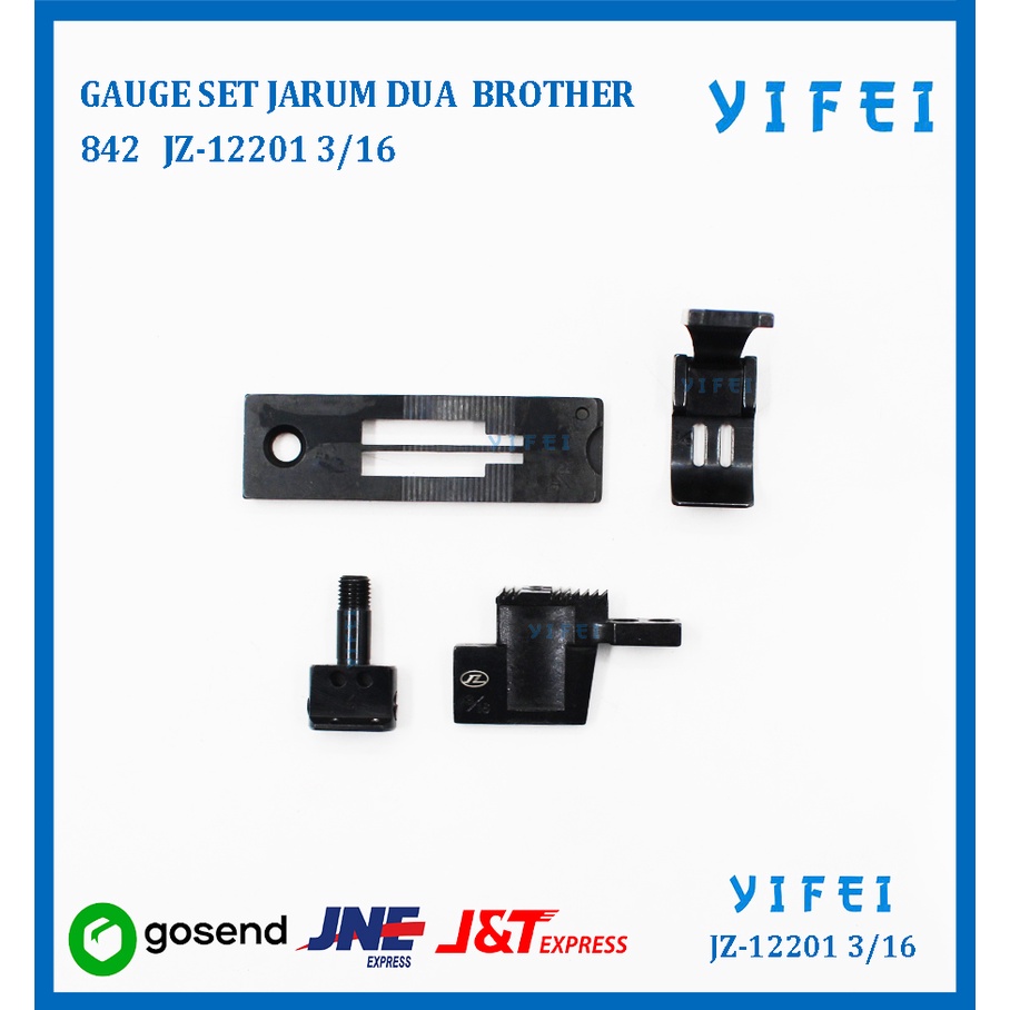 GAUGE SET JARUM DUA BROTHER 842 YIFEI-12201 3/16&quot;