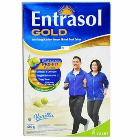 

[ COD ] Entrasol Gold Vanilla 600 Gram Susu Tinggi Kalsium