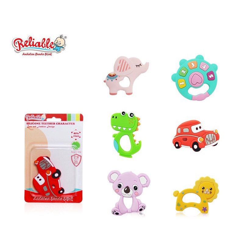 RELIABLE MURAH GIGITAN BAYI TEETHER GIGITAN BAYI SILICONE SILIKON MAINAN GIGIT / FRUIT FEEDER