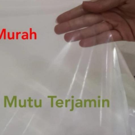 

Plastik Cor Bening PE 08, Lebar 2 Meter Bentuk Kantong