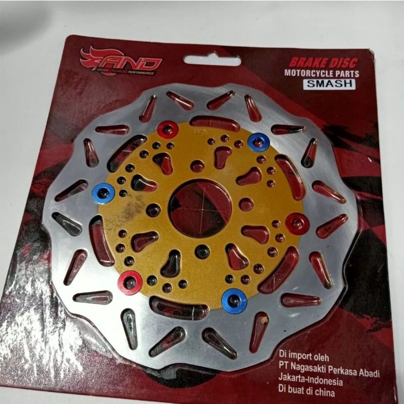 Disc piringan cakrsm depan suzuki smash model rivet monel ukuran standar pnp smash