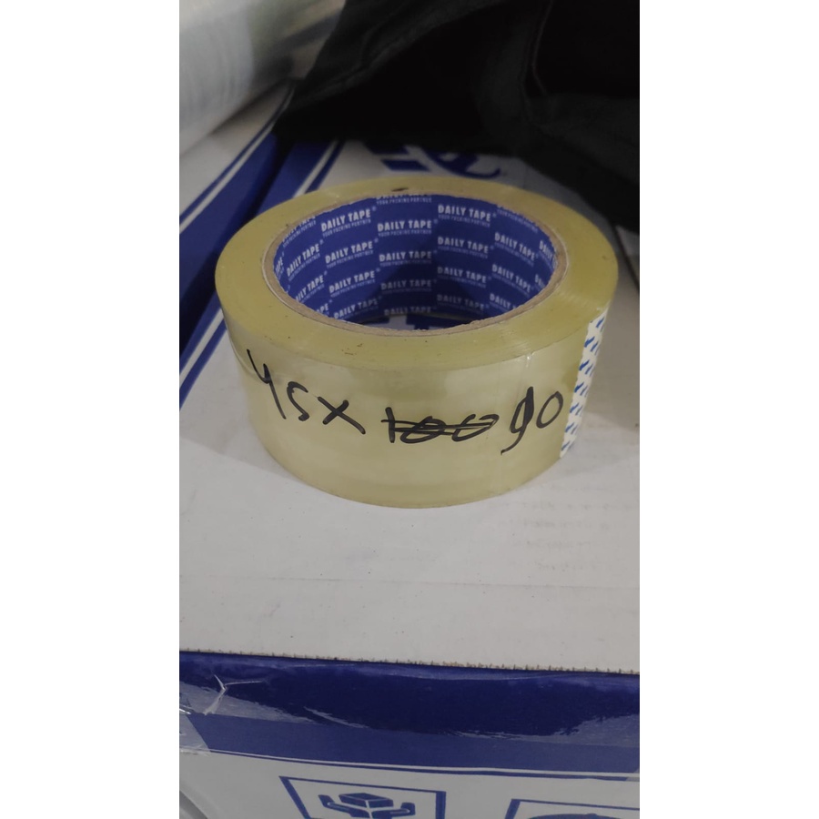 

Lakban Bening 90 yard ( 45mm x 90 yard) setara daimaru