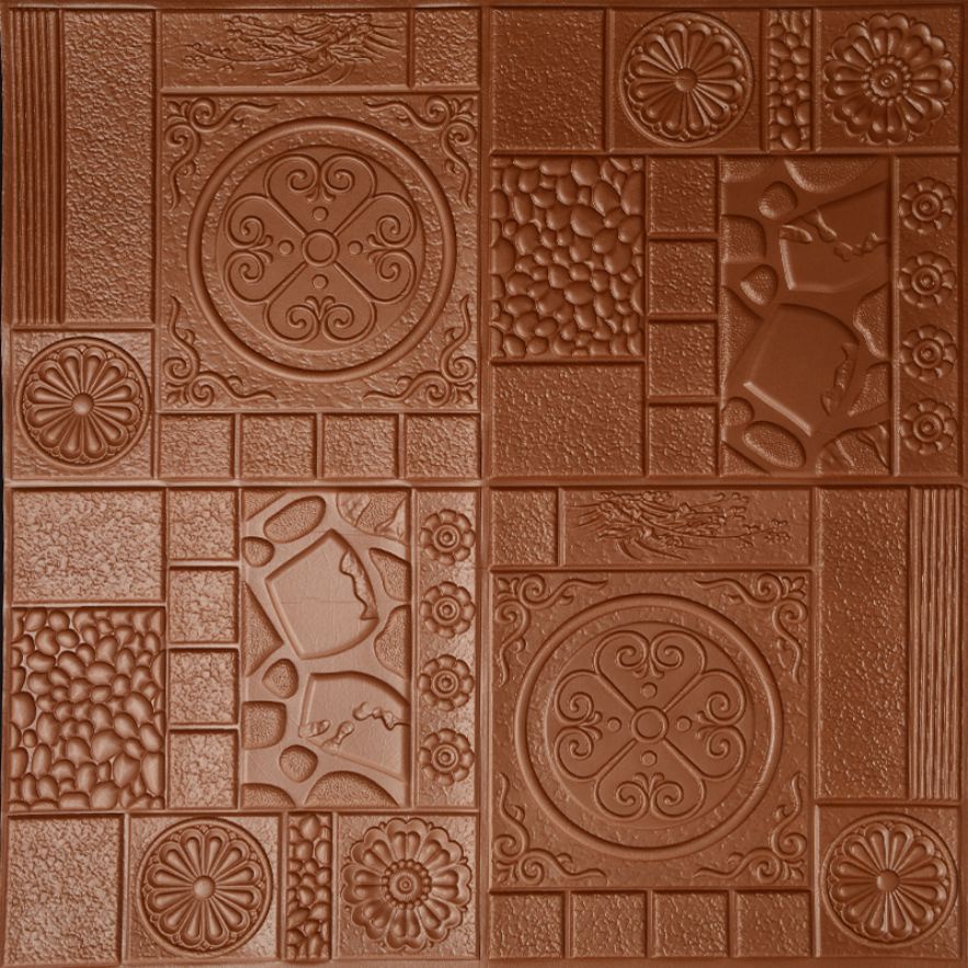 (COD) Termurah Wallpaper Kamar wallfoam 3D Emboss dinding premium quality High / wallfoam wallpaper busa 3D dapur ruang tamu kamar tidur XPE PE embossed Premium High Quality