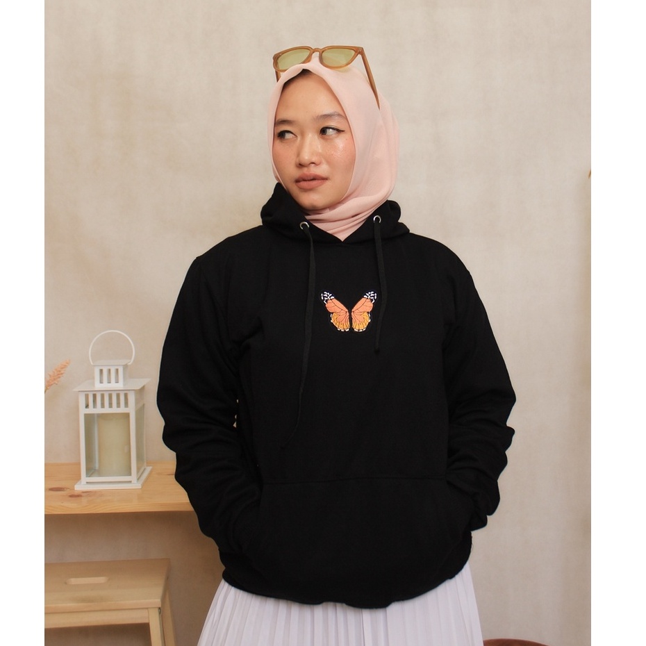 BUTTERPLAY HOODIE // Sweater Pria dan Wanita Logo Bordir Fashionable #BH