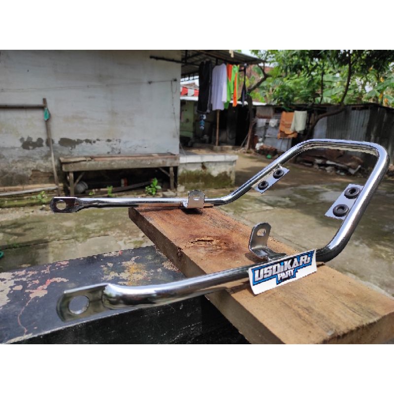BEHEL GL 100 BEHEL GL100 BEGEL GL 100 BEGEL GL100 BEGEL BELAKANG GL 100 CROM BAGUS PEGANGAN MOTOR GL