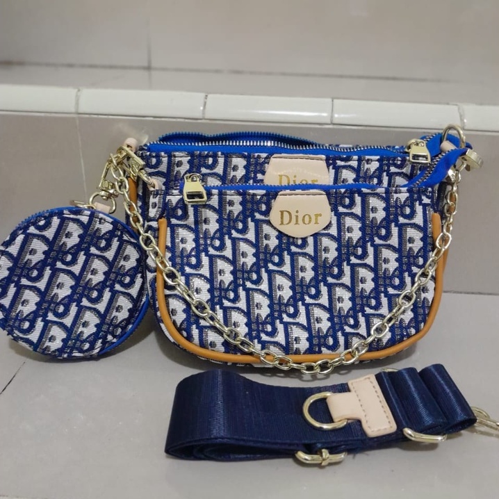 ( 2PC 1KG ) GTBI998880036  New Arrival  !!!  Tas Selempang  Tas Wanita Import  Premium Terbaru+WALLET