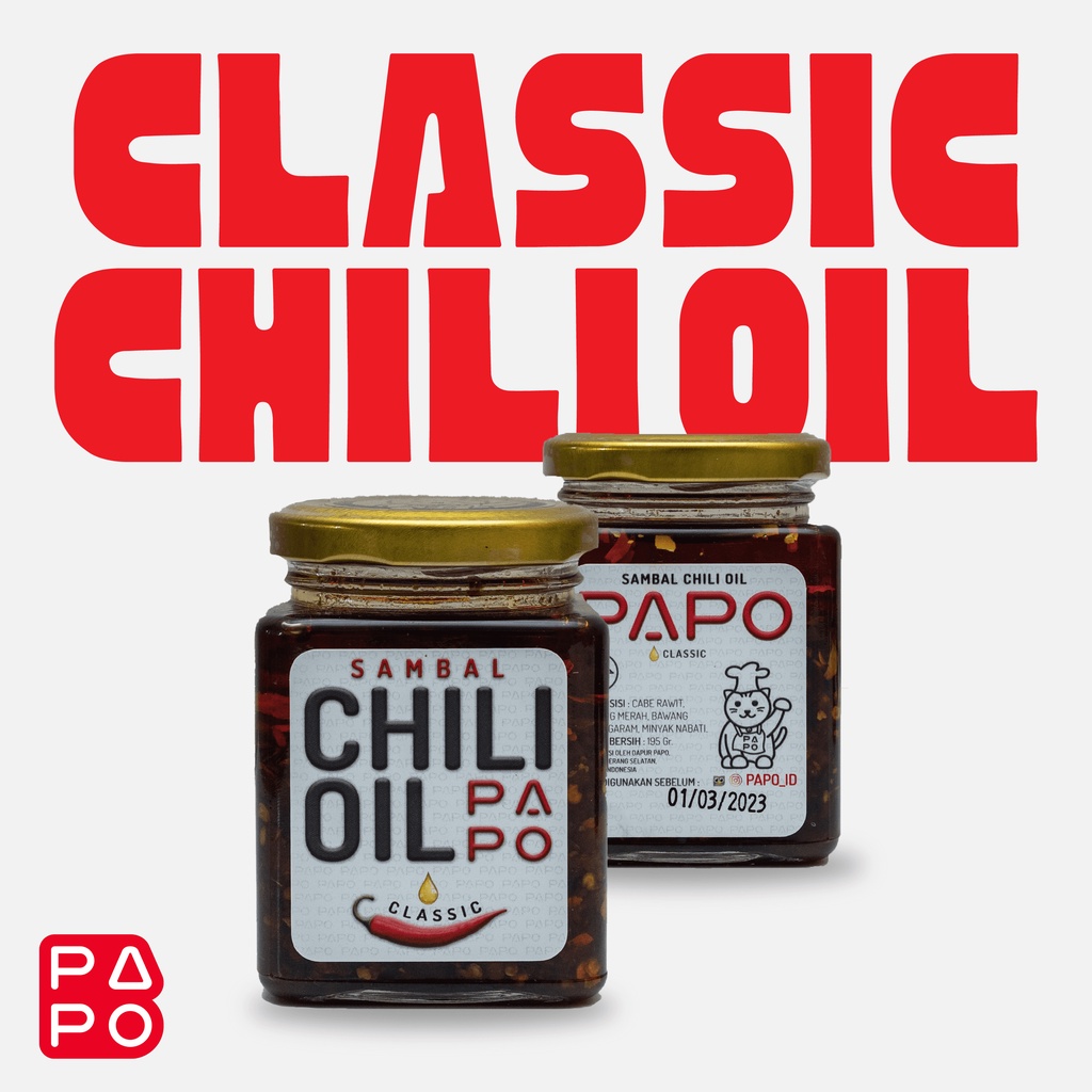 

CHILI OIL CLASSIC JAR PAPO