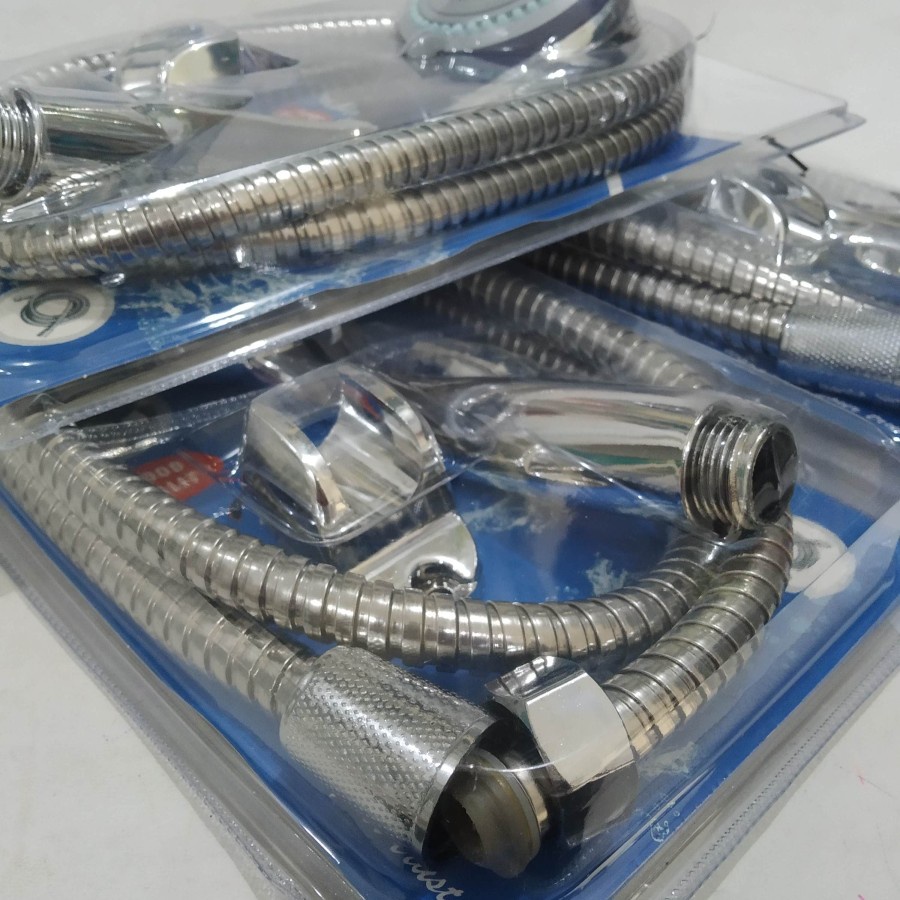 Shower set chrome set kepala kecil